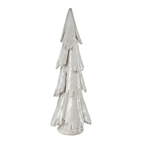 Tall Pine Snowy Tree Decor