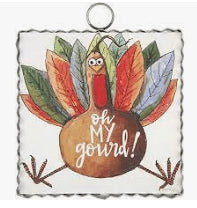 Oh my Gourd Turkey Charm