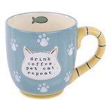 GLORY HAUS Drink Coffee Pet Cat Repeat Mug