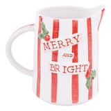 GLORY HAUS Merry and Bright Wreath Pitcher