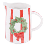 GLORY HAUS Merry and Bright Wreath Pitcher