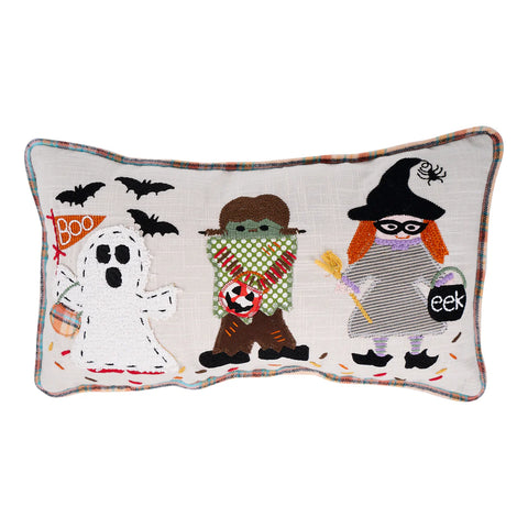 GLORY HAUS Trick or Treaters Pillow