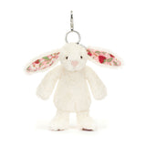 JELLYCAT Blossom Cream Bunny 'Berry' Bag Charm