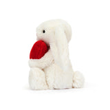 JELLYCAT Bashful Red Love Heart Bunny - Little