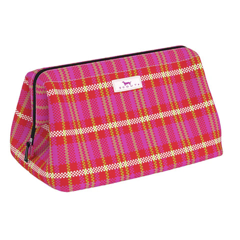 SCOUT Big Mouth Makeup Bag - Sweet Tartan