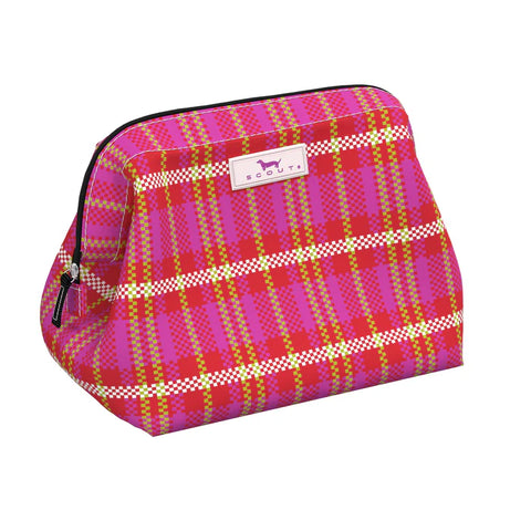 SCOUT Little Big Mouth Makeup Bag - Sweet Tartan