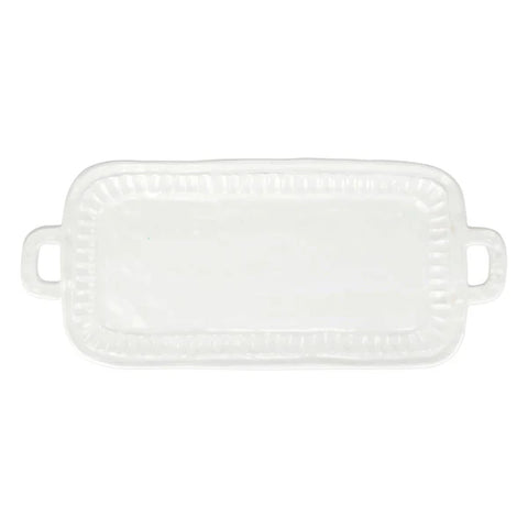 Pietra Serena Handled Rectangulat Platter