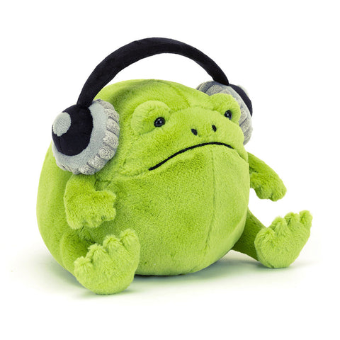 JELLYCAT Ricky Rain Frog Headphones