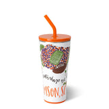 SWIG Saturdays in Clemson Straw Tumbler