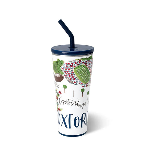 SWIG Saturdays in Oxford Straw Tumbler