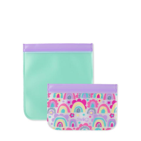 SWIG Reusable Storage Baggies - Rainglow