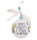 GLORY HAUS Baby Boy Deer 1st Christmas Ornament