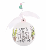 GLORY HAUS Baby Girl Deer 1st Christmas Ornament