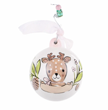 GLORY HAUS Baby Girl Deer 1st Christmas Ornament