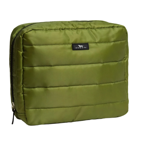 SCOUT All Inclusive Quilted Toiletry Bag Medium - Green Puffer