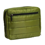 SCOUT All Inclusive Quilted Toiletry Bag Medium - Green Puffer