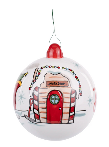 GLORY HAUS Santa Workshop Ornament