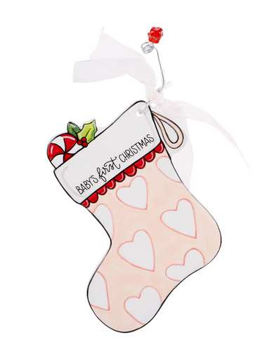 GLORY HAUS Peppermint Girl Stocking Flat