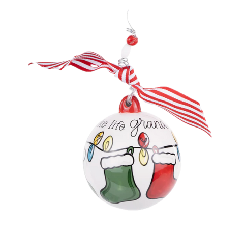 GLORY HAUS Grandkids Stocking Ornament