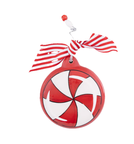 GLORY HAUS Peppermint Puff Ornament