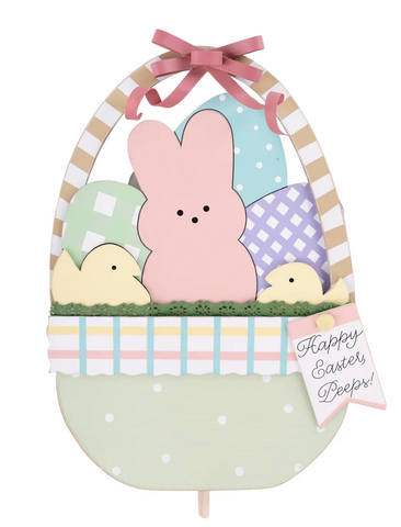 Glory Haus - Happy Easter Peeps Topper