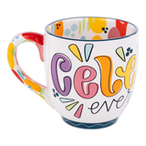 GLORY HAUS Pop of Color Celebrate Mug