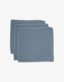 Sky Waffle Weave Wash Cloth Set