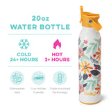 SWIG Flip + Sip Water Bottle - Honey meadow