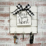 ROUND TOP COLLECTION Mini Gallery Art & Charm Board with Hooks